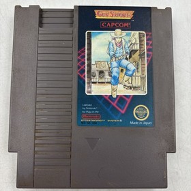 Gun.Smoke (Nintendo Entertainment System NES, 1988) Cartridge & Sleeve Tested