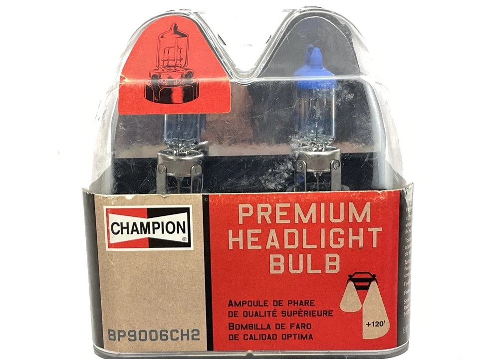 PACK Of 2 - Champion BP9006CH2 PREMIUM Headlight Headlamp Light Bulbs # 9006 - Image 1 of 3