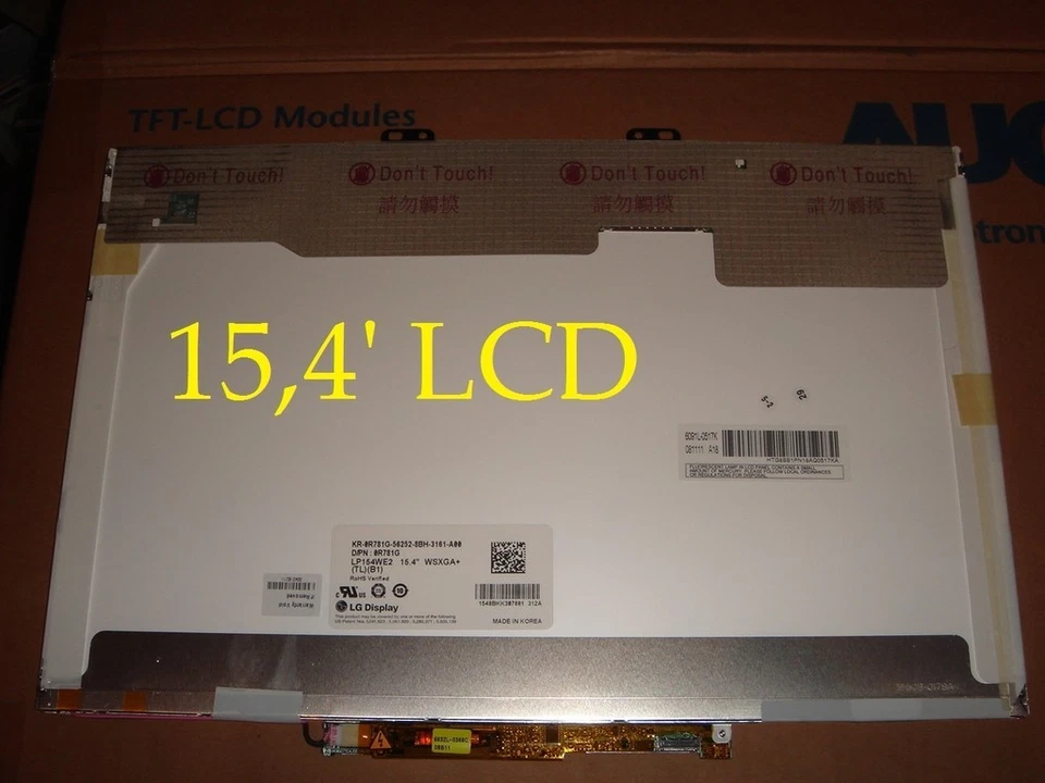 Blende LCD 15,4 '15.4 " Dell Latitude D820 D830 M4300 M65 Touch Panel Anzeige - Bild 1 von 1