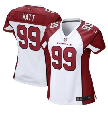 Camiseta deportiva para mujer Nike J.J. Watt Arizona Cardinals mediana blanca/roja precio de venta sugerido por el fabricante 120 USD Foto 1 de 4