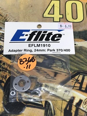 E-FLITE #EFLM1910 ADAPTER RING 24MM FOR PARK 370 / 400 BRUSHLESS MOTOR - Image 1 of 4
