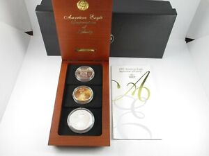 1997 American Eagle Impressions of Liberty 3-Coin Proof Set with Mint Box & CoA