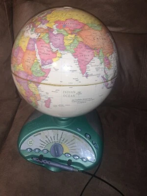 LEAP FROG INTERACTIVE TALKING SMART GLOBE EXPLORER EUREKA CHALLENGE TESTED WORKS - Image 1 of 4