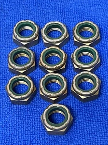 GREER STOP NUT ~ MS20364-720A ~ HEXAGON SELF-LOCKING NUT (LOT OF 10) - Foto 1 di 2