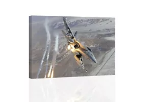 "F 18 Hornet Flares"" arte da parete su tela o stampa - Foto 1 di 3