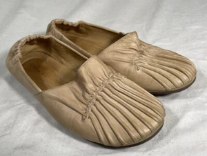 Chocolat Blu 8 M Cam2 Leather Flats Pleated Slip On Shoes - Picture 1 of 10