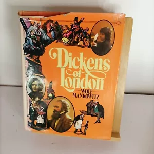 Dickens of London; Wolf Mankowitz HC DJ. Life of Charles Dickens 1976 Vintage - Picture 1 of 3