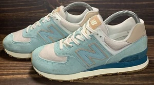 New Balance 574 Womens Size 6 B Shoes Storm Blue Athletic Sneakers - Picture 1 of 7