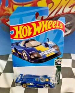 Hot Wheels 2023 Retro Racers 4/10 028 Mazda 787B BLUE White AeroDisc & Gold 5SP - Picture 1 of 1