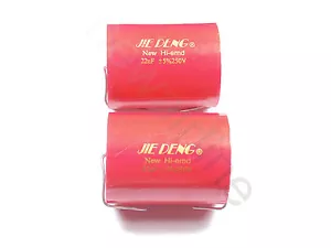 2pcs 250V 22uF Divisor de altavoz Capacitor metalizado de polipropileno no polarizado - Imagen 1 de 1