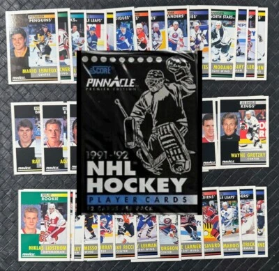 1991-92 Pinnacle Hockey Trading Cards Complete Your Set U Pick 1/2 - Image 1 of 3