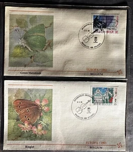 BELGIUM 1985 FDC EUROPA MUSIC BUTTERFLY CACHET FLEETWOOD -S17475 - Picture 1 of 1