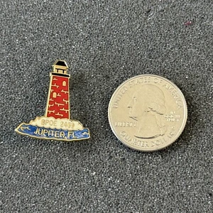 Jupiter Florida #2469 BPOE Elks Club Lodge Leuchtturm Pin Pinback #48405 - Bild 1 von 2