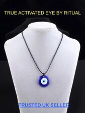 TRUE ACTIVATED Protect Your self From Evil Eye - Blue Nazar Eye Pendant Necklace