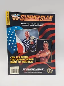 WWF WWE Magazine Program Summer Slam 1993 Yokozuna Lex Luger Ramon Undertaker - Foto 1 di 5
