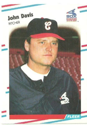 JOHN DAVIS CHICAGO WHITE SOX #U15 - FLEER NM-MT 1988 - Image 1 of 2