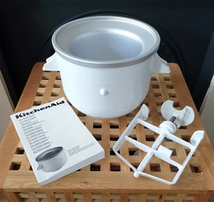 KitchenAid 5KICA0WH Eismaschine Aufsatz - 1,9 l - weiß - Bild 1 von 6