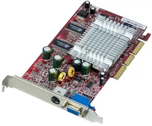 Graphic Card GIGABYTE GV-AF64D Ati RADEON 9000 PRO 64MB Sgram AGP 128-bit - Picture 1 of 2