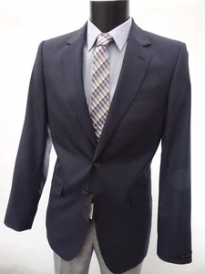 JAEGER Navy Blue Blazer MAYFAIR Jacket ITALIAN LUXURY FABRIC 38R rrp £400 BNWT - Picture 1 of 10