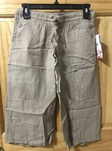 Pantalón para mujer Rewind talla pequeña marrón nuevo con etiquetas (7-tw-60) - Imagen 1 de 5