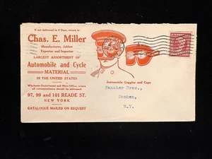 NY NEW YORK 1909 COVER #367 ILLUS UOMO CHE INDOSSA OCCHIALI DA AUTO - Foto 1 di 2