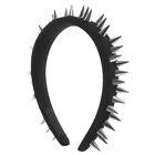  Studded Black Headband Halloween Embellished Headbands Rivet