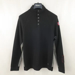 DALE OF NORWAY WOMENS STRETCH WOOL SWEATER JUMPER size S BLACK - Picture 1 of 10