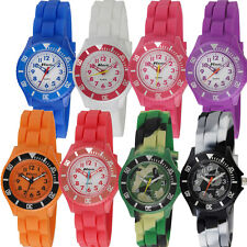 Ravel Children's Silicon Watch Sports Case Set with Plastic/Aluminium Top Ring