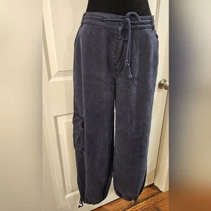 Jogger de Carga YOUNG FABULOUS & BREAK Azul Marino Pull-on Talla Pequeña Preppy Relajado - Imagen 1 de 7