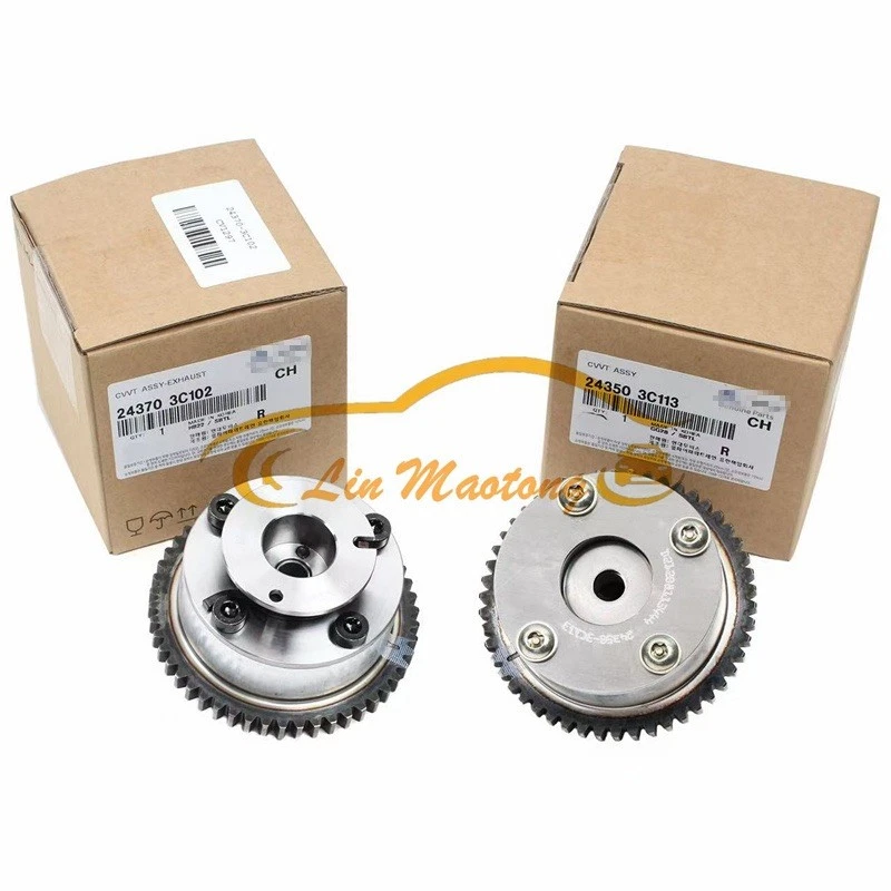 Árbol de levas de engranaje de escape de admisión para Hyundai Kia CVVT Azera Genesis Coupe 243503C113 Foto 1 de 1