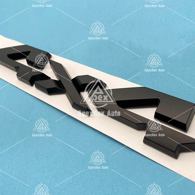 Ft For 2019-2026 RAM 2500 3500 4500 4X4 Black Tailgate Emblem Badge 68358493AA - Image 1 of 4