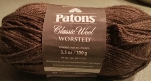 Patons Classic Wool Worsted Yarn 100% Wolle 3,5oz 100gr Heather - Bild 1 von 4