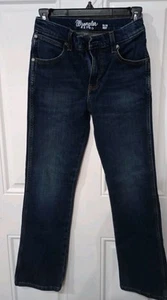 Wrangler Retro Slim Straight Medium Wash Western Cowboy Jeans kids Size 12 Reg - Picture 1 of 9