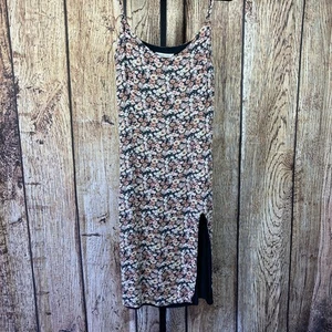 Abercrombie & Fitch Women’s Lined Floral Tank Knee Length Sundress Size L - Picture 1 of 8