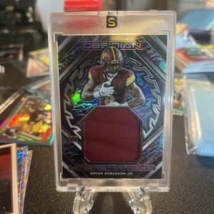 2023 Panini Obsidian - Unbreakable Memorabilia Brian Robinson Jr. #UM-BRJ... - Picture 1 of 2