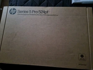 HP Series 5 Pro 524pf 23.8” Diagonal FHD Monitor High Def.Anti-Glare;Eye Ease - Picture 1 of 2
