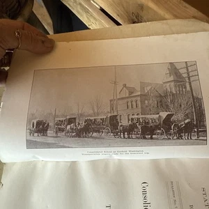 1911 Washington State Dept of Education ländliche Schule Konsolidierungsbuch - Bild 1 von 16