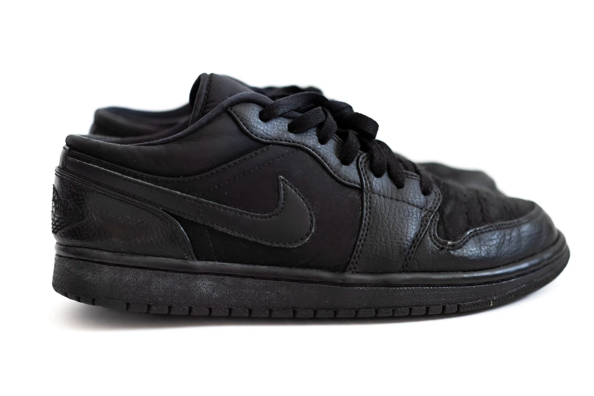 Jordan 1 Low Triple Black for Sale | Authenticity Guaranteed | eBay