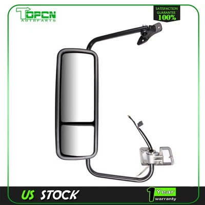 Driver Side Mirror COMPLETE Primed For FREIGHTLINER CENTURY/COLUMBIA 2005&UP Foto 1 de 4