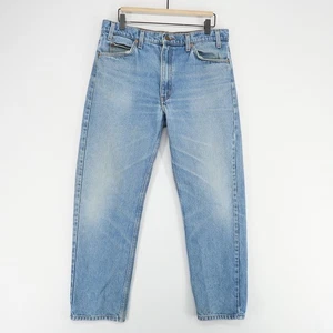 Vintage Levis 505 Jeans Mens 36X32 (33X29) Blue 100% Cotton 90S Orange Tab - Picture 1 of 12