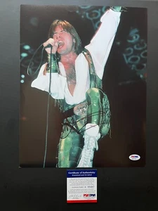 Bruce Dickinson Selten! signed Autogramm Iron Maiden 11x14 Foto PSA/DNA coa - Bild 1 von 1