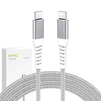 Зарядное устройство быстрое USB C - USB C PD 100 Вт двойной тип C кабель синхронизации данных зарядки 6,6 фута - Изображение 1 из 4