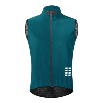Chaleco de ciclismo WOSAWE para hombre chaquetas reflectantes a prueba de viento transpirable chalecos de bicicleta Foto 1 de 4