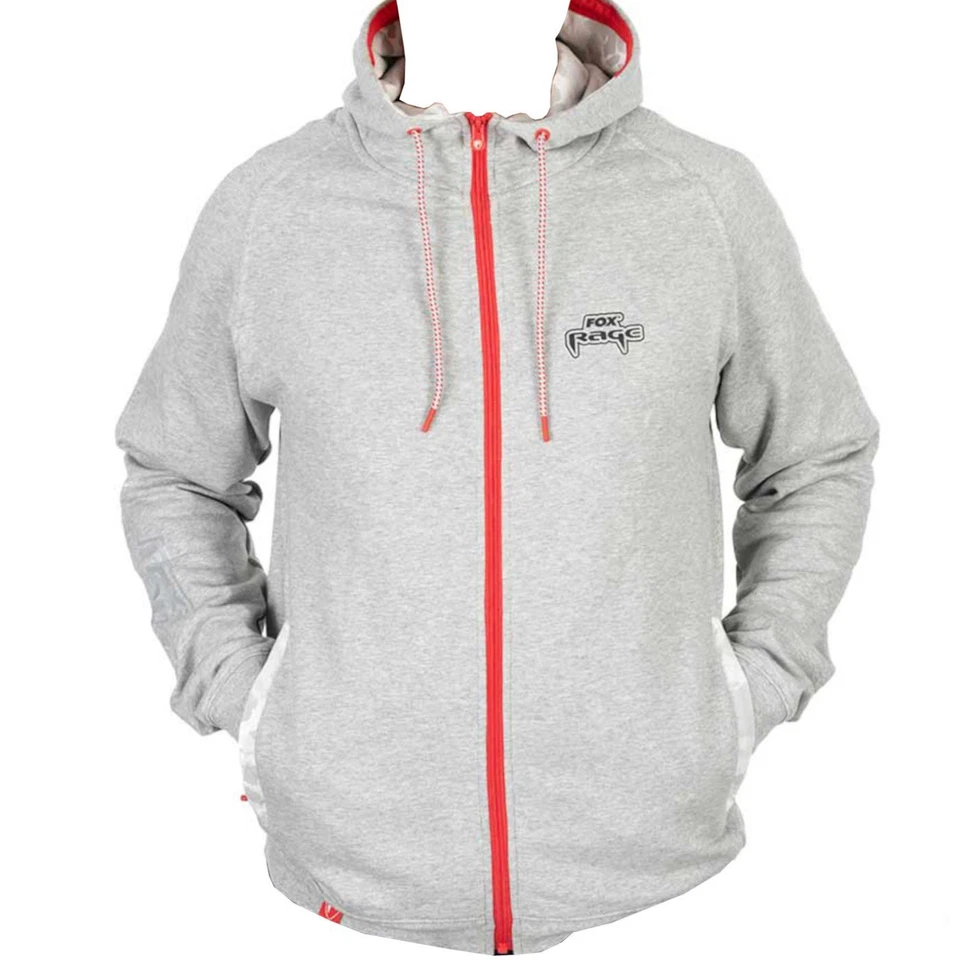 Fox Rage Voyager Hoody Light Grey - Angelpullover, Angelbekleidung, Kleidung   - Bild 1 von 1