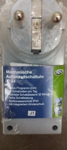 GAO Zeitschaltuhr IP44 Außen Tageszeitschaltuhr TÜV/GS-Zeichen Timer Steckdose - Bild 1 von 2