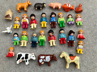 Playmobil 123 Series People Figures Animals Boy Girl Cow Horse Baby Bird Pig