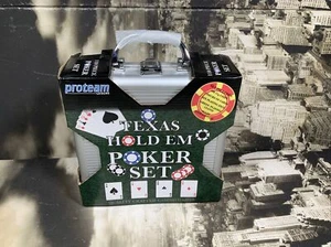 PROTEAM LEISURE TEXAS HOLD EM POKER SET - Picture 1 of 4