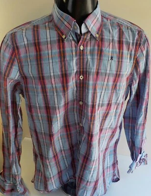 Camisa a Cuadros GAASTRA "Established Eighteen Ninety Seven" En la Espalda LS MED Azul Foto 1 de 4