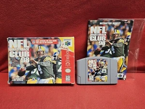 NFL Quarterback Club 98 Nintendo 64 N64 Complete CIB Tested Authentic - Picture 1 of 11