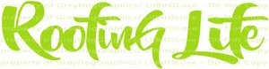 Calcomanía de vinilo Script Roofing Life para techos techador construcción construcción construcción pegatinas palabras - Imagen 1 de 24